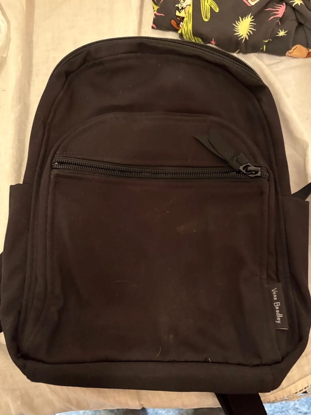 Vera Bradley Black Solid Small Backpack